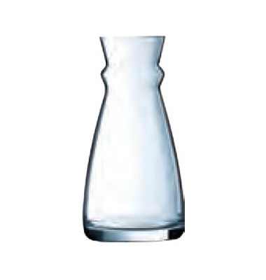Karaffe FLUID, 9,6 x 21 cm, Glas, ohne Deckel, 0,75 l, farblos
