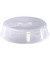 Mikrowellenhaube Basic, Kunststoff, rund, 26 x 6,5 cm, transparent