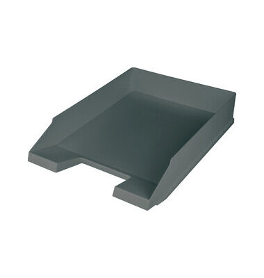 Briefablage the green staff H 2661682, A4/C4, lichtgrau, Polystyrol/recycelter Kunststoff stapelbar