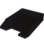 Briefablage the green staff H 2661695, A4/C4, schwarz, Polystyrol/recycelter Kunststoff stapelbar