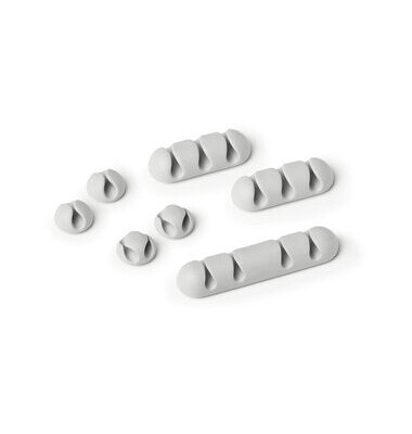 Kabelclip CAVOLINE&reg;, CLIP MIX, f&uuml;r 1/2/3/4 Kabel, sk, grau