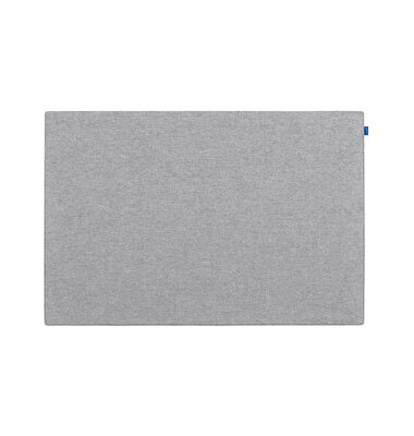 Pinntafel BOARD-UP Akustik, Textil, 100 x 75 cm, grau, ohne Rahmen