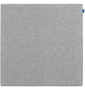 Pinntafel BOARD-UP Akustik, Textil, 75 x 75 cm, grau, ohne Rahmen