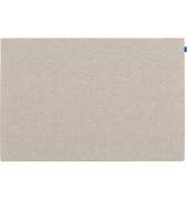 Pinntafel BOARD-UP Akustik, Textil, 100 x 75 cm, beige, ohne Rahmen