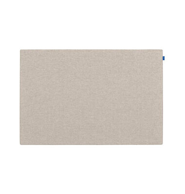 Pinntafel BOARD-UP Akustik, Textil, 100 x 75 cm, beige, ohne Rahmen