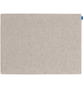 Pinntafel BOARD-UP Akustik, Textil, 75 x 50 cm, beige, ohne Rahmen