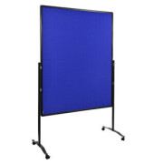 Moderationswand PREMIUM PLUS, Filz, 120 x 150 cm, marineblau