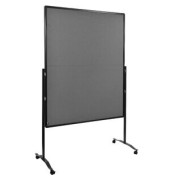 Moderationswand PREMIUM PLUS, Filz, 120 x 150 cm, grau