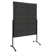 Moderationswand PREMIUM PLUS, Filz, 120 x 150 cm, anthrazit