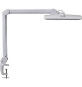 LED-Schreibtischlampe MAULintro, weiß, mit Klemmfuß, dimmbar