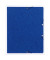 Eckspannmappe - 55462E, Din A4 blau Karton 350g, f&uuml;r ca. 250 Blatt  (80 g/m&sup2;)