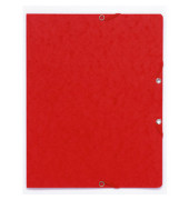 Eckspannmappe 55465E, A4 rot Karton 350g, f&uuml;r ca. 250 Blatt
