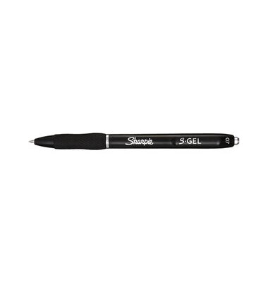 Gelschreiber S-GEL, M, 0,7 mm, Schaft: schwarz, Schreibf.: schwarz