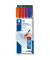 Folienstift Lumocolor, 316 B10, 6-farbig sortiert, 0,6mm, Rundspitze, teils nachf&uuml;llbar
