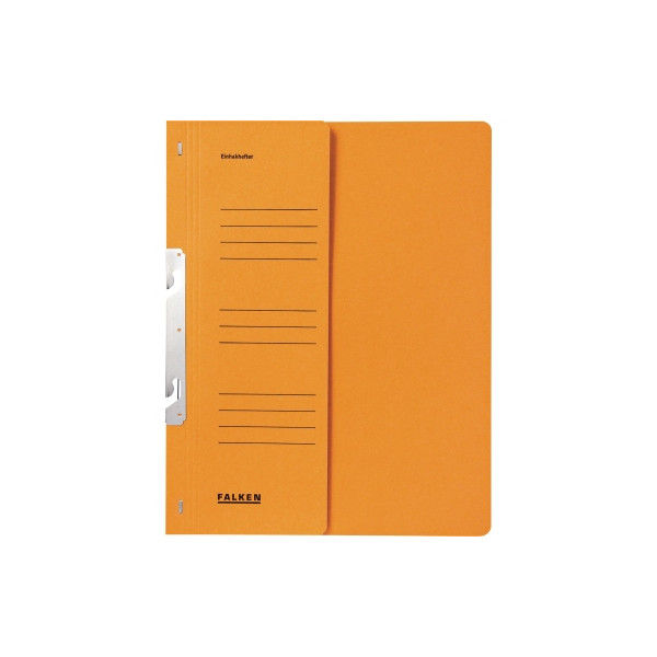 4014481507213 - Einhakhefter 80004047 A4 orange halber Vorderdeckel Karton 250g 4014481507213 Falken