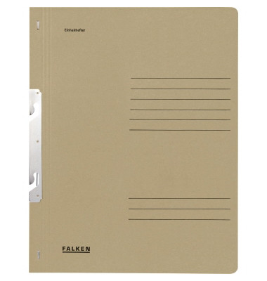 Einhakhefter 80004088, A4 grau ganzer Vorderdeckel, Karton 250g