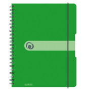 Collegeblock 11293099 easy orga to go, kariert / kariert, A4, 80g, grün, 80 Blatt