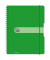 Collegeblock 11293099 easy orga to go, kariert / kariert, A4, 80g, grün, 80 Blatt