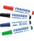 Flipchartmarker Z2203, Pack, rot,blau,grün,schwarz, 2-6mm Keilspitze