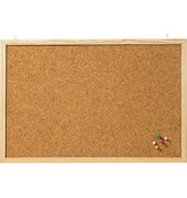Pinnwand Memoboard, CC-KT8012E, 120x80cm, Kork, Holz