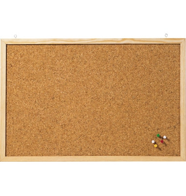 Pinnwand Memoboard, CC-KT8012E, 120x80cm, Kork, Holz
