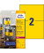 ZWECKFORM L6130-20 wetterfest Folienetiketten 210x148 gelb