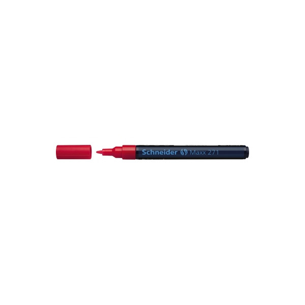 10 Stück Schneider Lackmarker Maxx 271, SN127102, rot, 1-2mm Rundspitze 4004675027290 Schneider