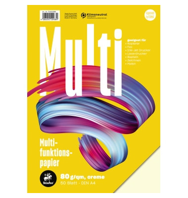 Kopierpapier Multi 734050988 creme A4 80g 