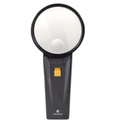 Handlupe mit LED-Beleuchtung Vergrößerungsfaktor: 2 x, 4 x Linsengröße: (Ø) 75 mm  TOOLCRAFT 821031