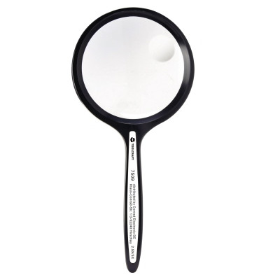 Handlupe  Vergr&ouml;&szlig;erungsfaktor: 2.5 x, 5 x Linsengr&ouml;&szlig;e: (&Oslash;) 50 mm  TOOLCRAFT