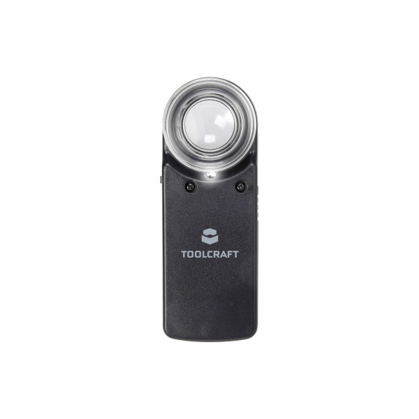 4016138961126 - Handlupe mit LED-Beleuchtung Vergrößerungsfaktor 15 x Linsengröße (Ø) 20 mm  4016138961126 TOOLCRAFT