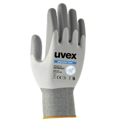Uvex 6005011 Schutzhandschuh phynomic FOAM  Größe (Handschuhe): 11