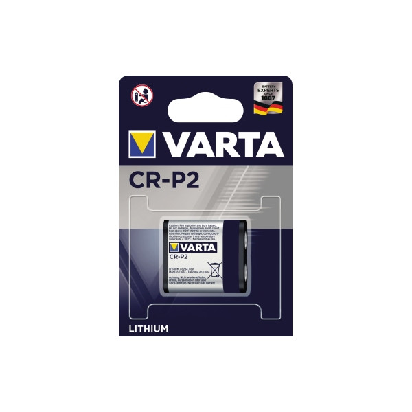 4008496537242 - Fotobatterie CR-P 2 Lithium Varta Professional Photo CRP2 1600 mAh 6 V 1 St 4008496537242 VARTA 4008496537242 - Fotobatterie CR-P 2 Lithium Varta Professional Photo CRP2 1600 mAh 6 V 1 St 4008496537242 VARTA