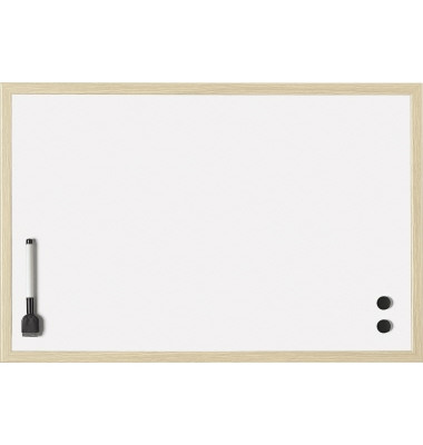 Whiteboard Maße der Oberfläche: 40 x 30 cm (B x H) Tafel magnethaftend nicht beidseitig beschreibbar inkl. Marker, 2 Magnete S