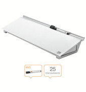 Memoboard Diamond 46 x 6 x 14 cm (B x H x T) Tafel nicht magnethaftend inkl. ein Glasboardmarker Sicherheitsglas/Aluminium brill