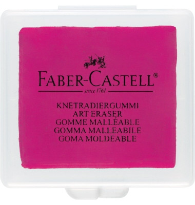 Knetgummiradierer ART ERASER Kohle, Pastell 3,5 x 1 x 4 cm (B x H x L) Knetgummi pink, blau, hellblau (freie Farbauswahl nicht m