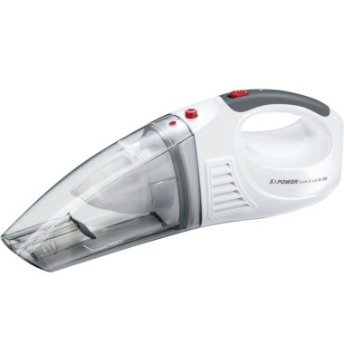 Handstaubsauger S´Power® Home & Car LI 20 0,2l inkl. Gummidüse, Fugendüse, Wandhalterung mit Ladeeinrichtung, 12 V Ladekabel