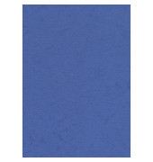 Umschlagmaterial, Karton, ledergenarbt, A4, blau