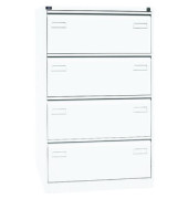 Hängeschrank Light, 2-bahnig, m. Griffleiste, 4 Hängezüge A4