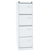 H&auml;ngeregistraturschrank BLYIPCCA14696 Bisley light, verkehrswei&szlig;, 4 Schubladen, 2-bahnig