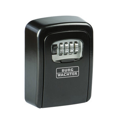 Schlüsseltresor 39650 30 SB 0,5kg schwarz mit Zahlenschloss Zinkdruckguss