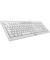 Tastatur STREAM, QWERTZ, USB, weißgrau