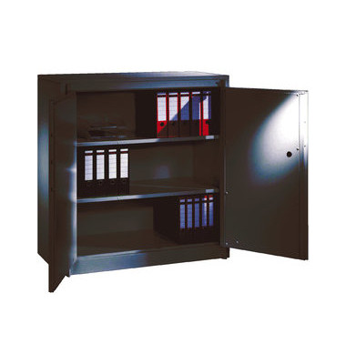 Feurergeschützter Flügeltürenschrank, 3 Ordnerhöhen, 120x122,6x50cm, h