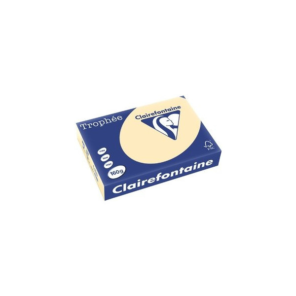 Clairefontaine Kopierpapier Trophee 1040C chamois pastell A4 160g 3329680104004 Clairefontaine 250 Blatt