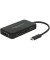 Adapter, USB C/VGA/HDMI™/DVI/DP-ST/4xBU, L: 0,15 m, schwarz