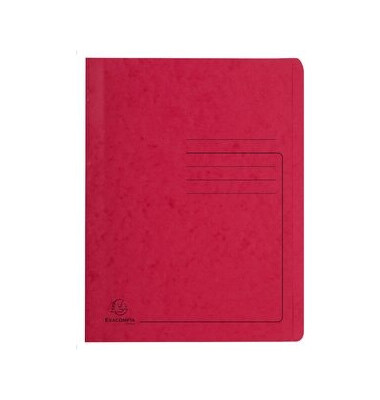 Schnellhefter Colorspan 39995E, A4, rot, Karton, 355g, Vorderdeckel rot