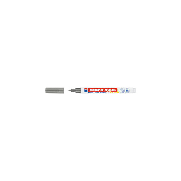 4057305036421 - Kreidemarker 4085 Rundspitze 1 - 2 mm Schreibf silber 4057305036421 Edding