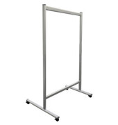 Trennwand, mobil, Acryl, 1.230x720x2.010 mm, farblos