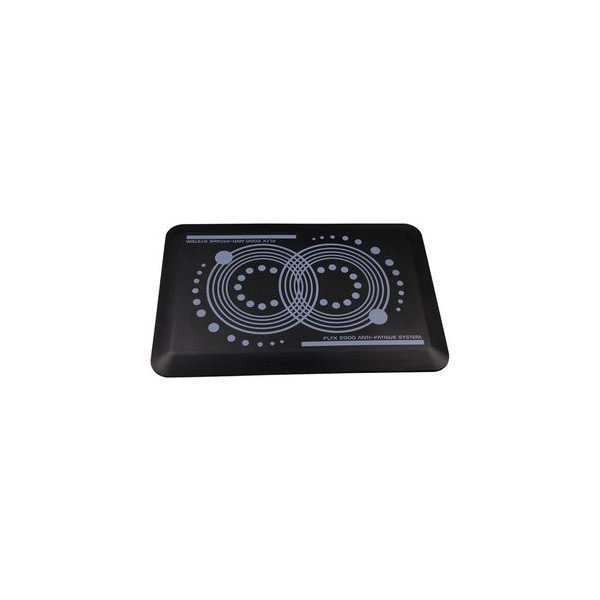 0874951007469 - Anti-Ermüdungsmatte FCA22032BK AFS-TexT SYSTEM 2000 50x80cm O-Form für Hartboden + Teppich 0874951007469 Floortex