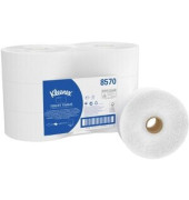 Toilettenpapier Jumbo 8570, 2-lagig, weiß, 500 Blatt/ Rolle,
